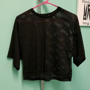 Forever 21 mesh shirt